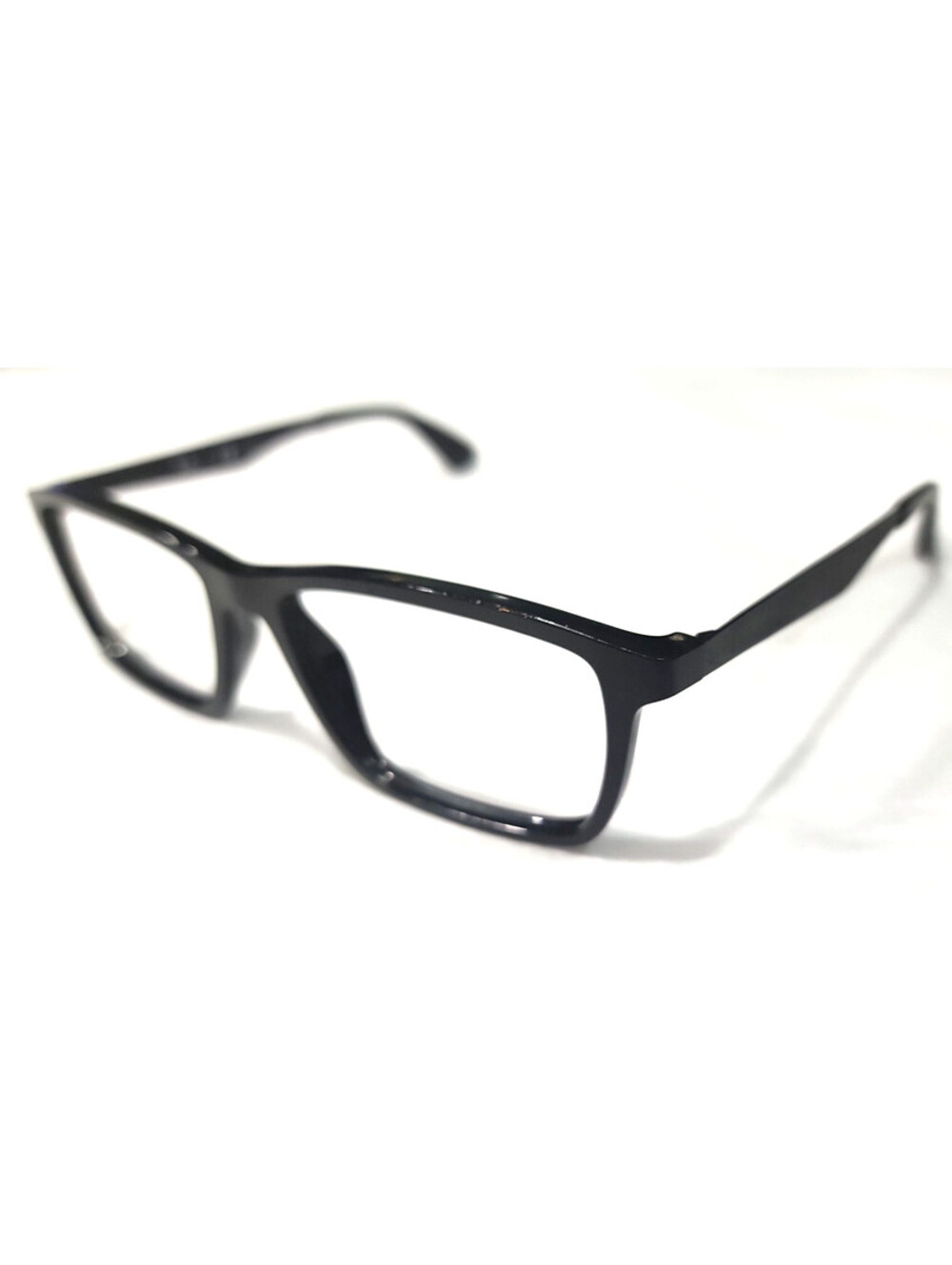 Ray Ban RB7056 2000 Black Square Eyeglasses Frame 53-17 145 Read Striped Screws